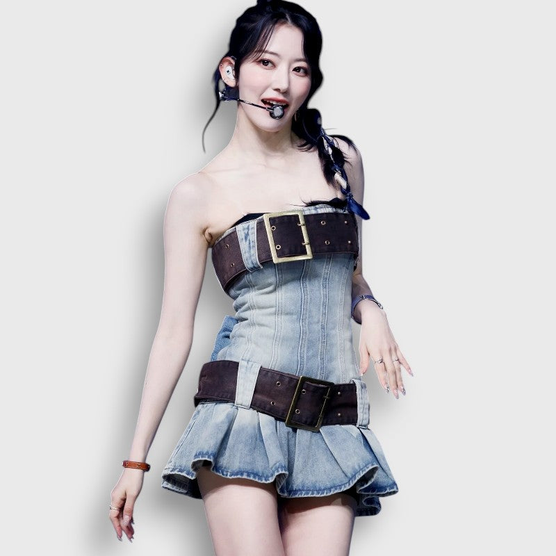Mini Dress Jean KPOP | Boutique KPOP Mini Dress Jean KPOP | Boutique KPOP