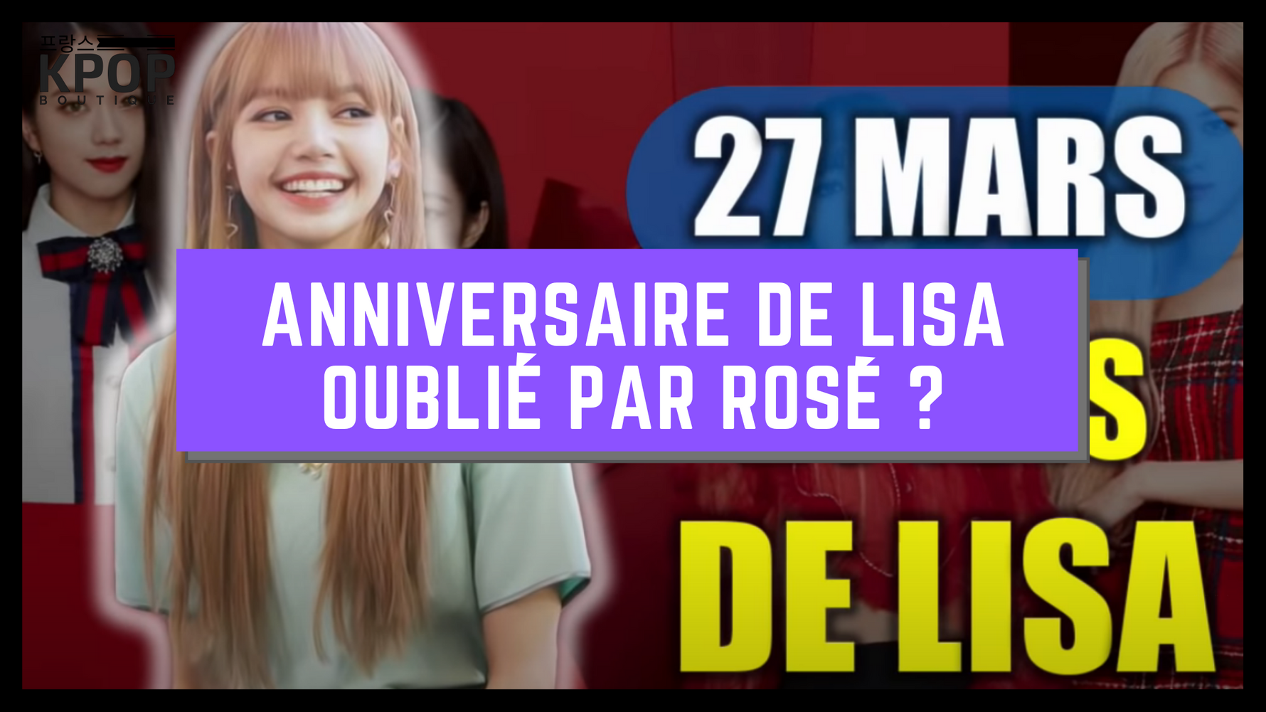 Anniversaire de LISA oublie par Rose ?