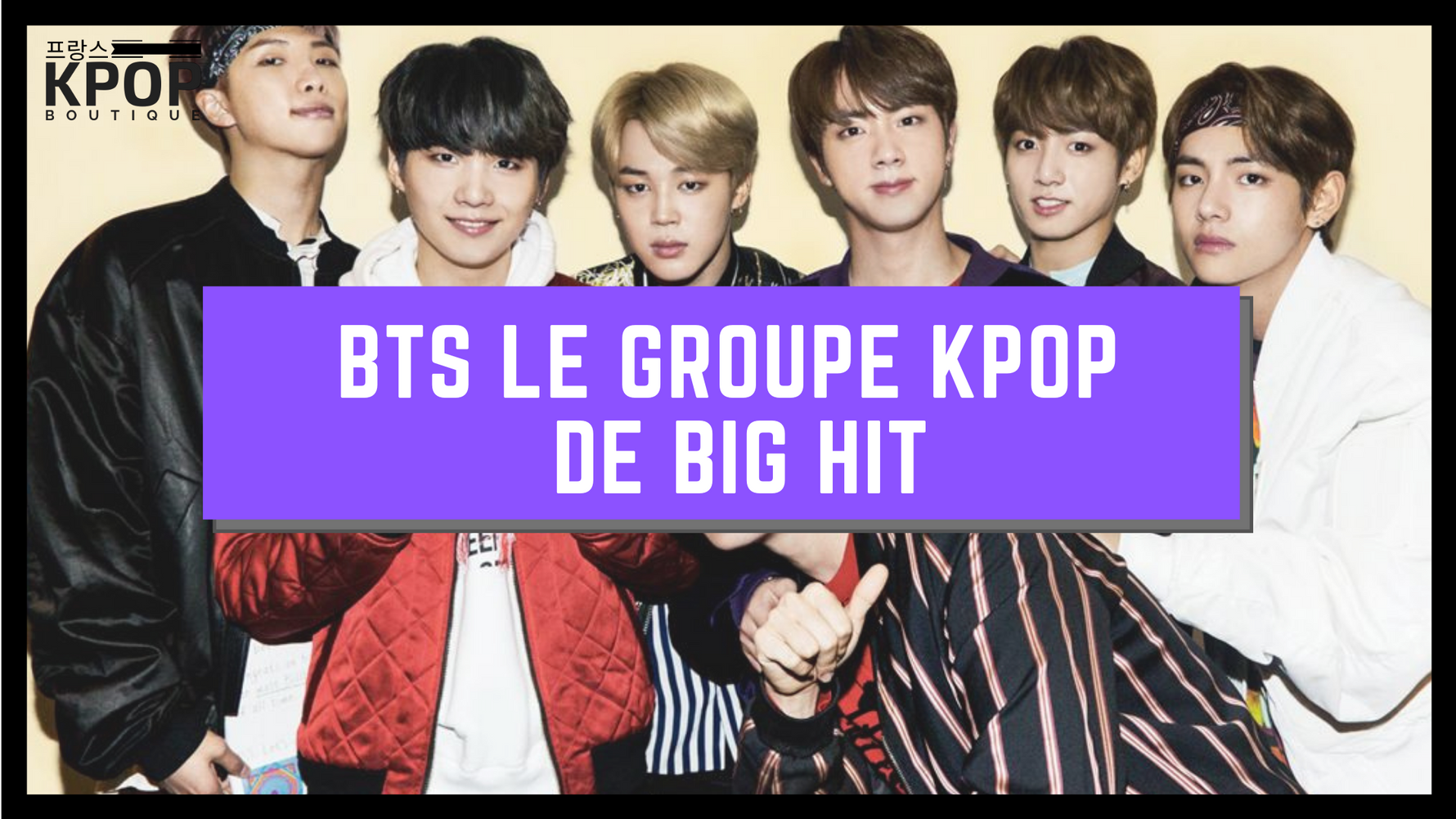 bts kpop groupe
