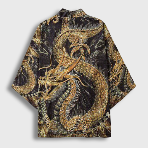 Golden Dragon Kimono Jacket