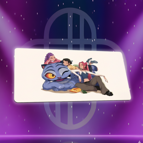 Derpy Tiger Demon Hunters Mouse Pad