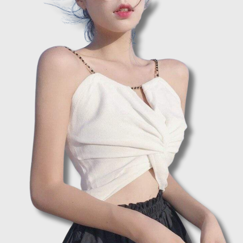 Thin Strap Korean Tank Top