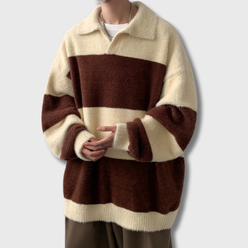 Striped Korean Pullover