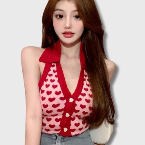 Buttoned Tank Top for Women