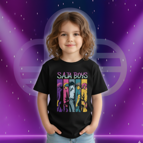 KPop Demon Hunters Saja Boys Kids Shirt