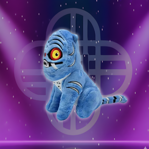 Stuffed Derpy Tiger Demon Hunters Cushion