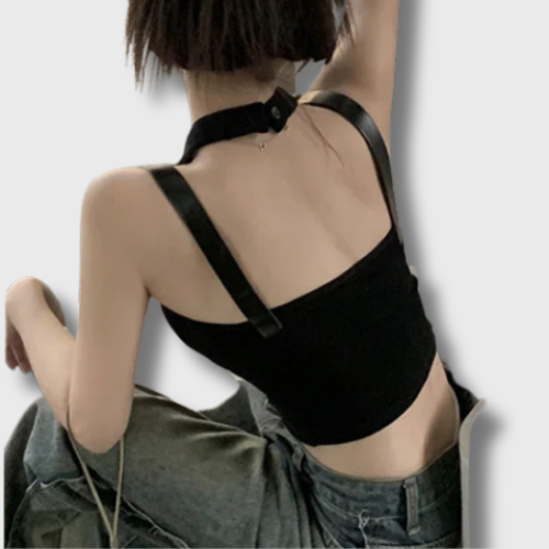 Black Korean Tank Top