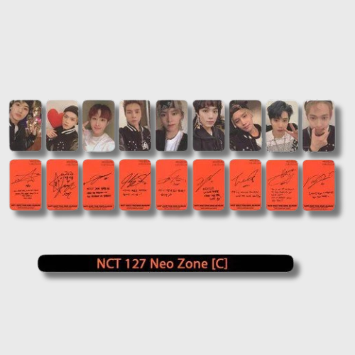 Photocard NCT127 - Yellow & Orange