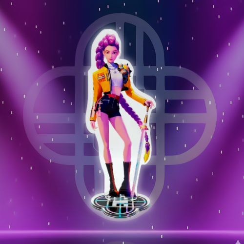 Demon Hunters Huntrix Keychains