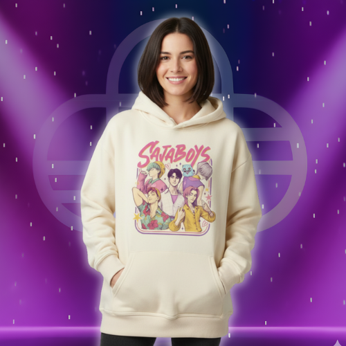  Oversized KPop Saja Boys Hoodie