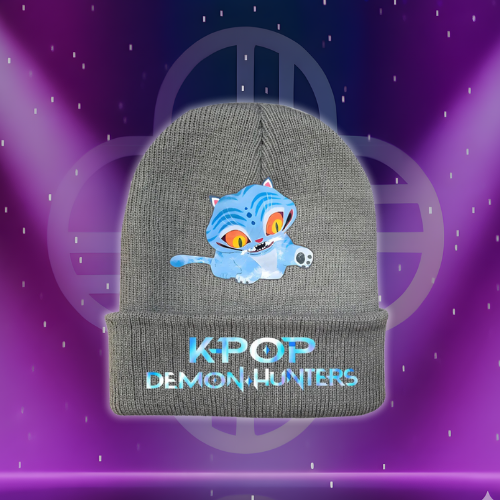 KPop Demon Hunters Derpy Tiger Knitted Beanie