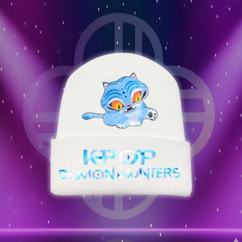 KPop Demon Hunters Derpy Tiger Knitted Beanie