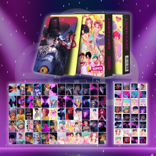 92pcs Kpop Demon Hunter Lomo Cards