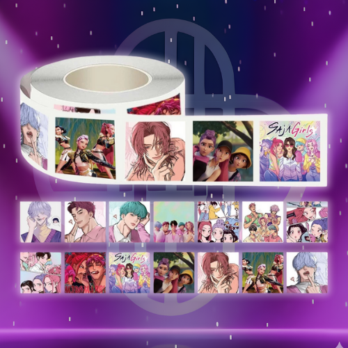 500Pcs KPop Demon Hunters Stickers