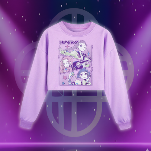 KPop Huntrix Cropped Sweater for Girls