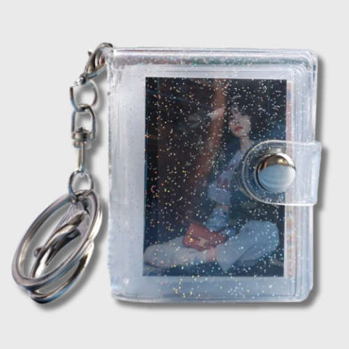 K-pop Photocard Storage Case with Keychain