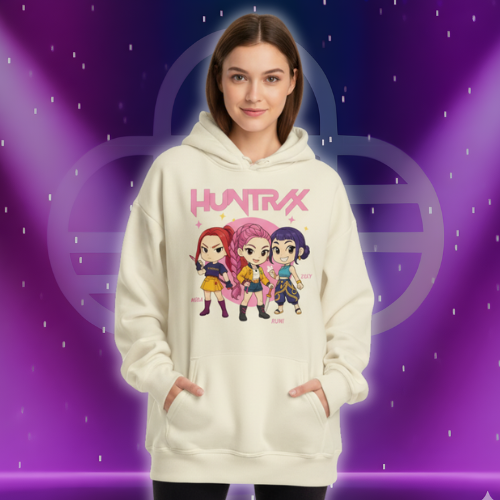Oversized KPop Huntrix Hoodie