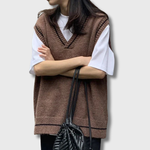 Sleeveless Oversize Pullover