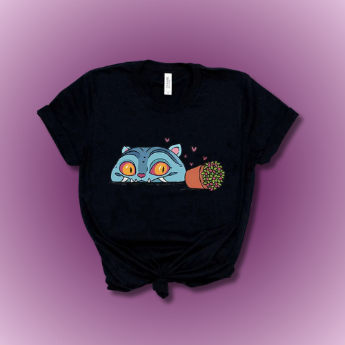 Demon Hunters Derpy Blue Tiger Shirt