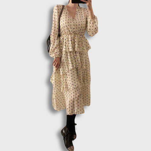 Korean Polka Dot Dress