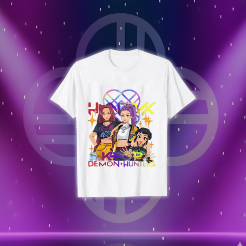 Women's Kpop Demon Hunters White Shirt 