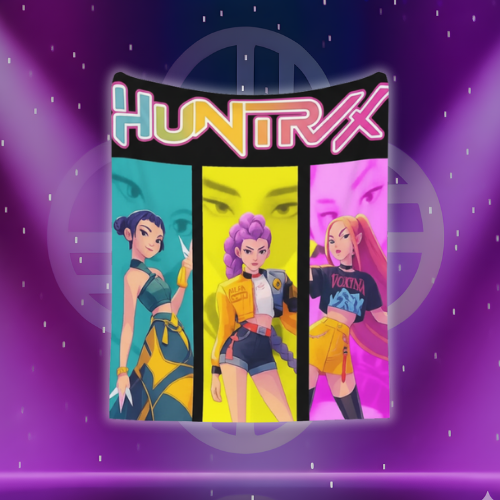 Huntrix Demon Hunters Blanket for Children