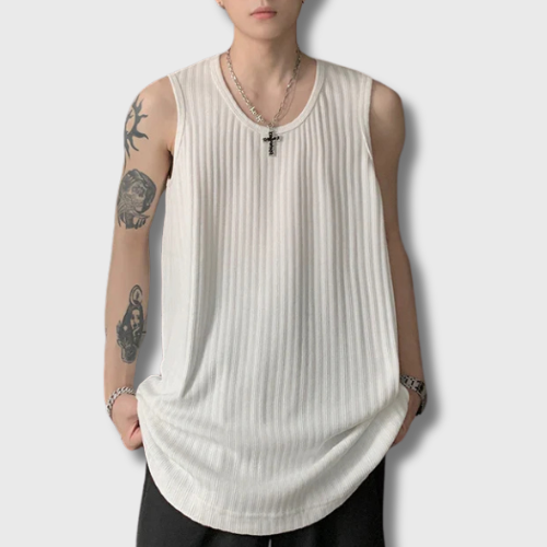 Men's Semi-transparent Tank Top