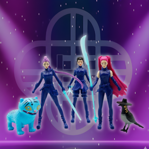 Huntrix Demon Hunters 5pcs Figurines