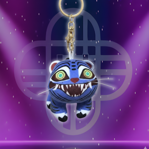 KPop Demon Hunters Tiger Plush Keychain