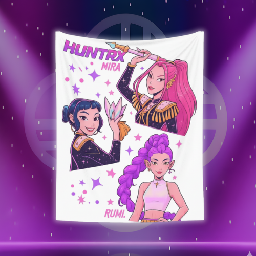 Huntrix Demon Hunters Blanket for Children