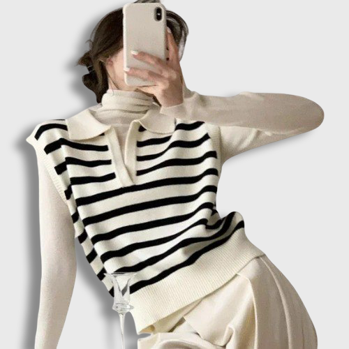 Striped Tank Top Sweater