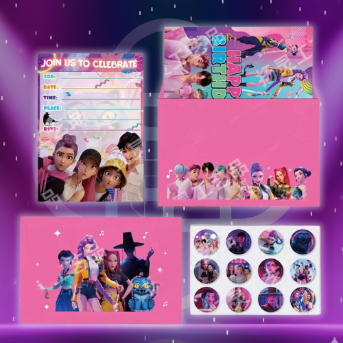 Huntrix Greetings Card KPop