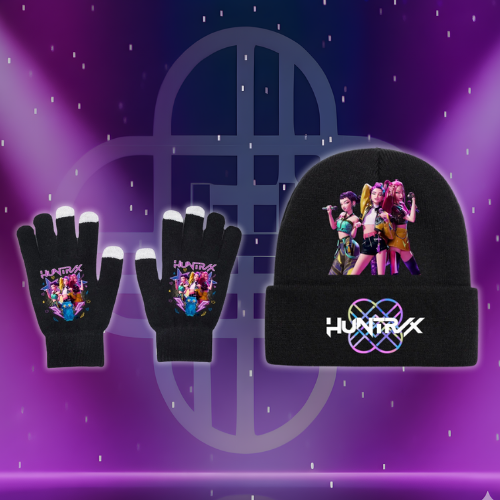 Demon Hunters Gloves & Beanie Kpop Huntrix