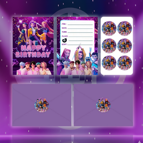 Huntrix Greetings Card KPop