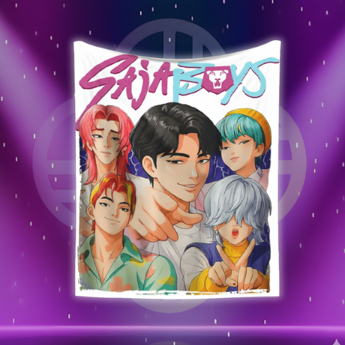 Demon Hunters Saja Boys Blanket