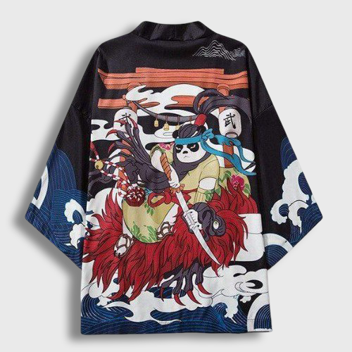 Samurai Panda Kimono Jacket