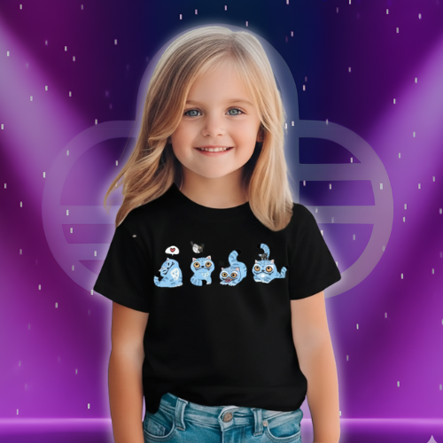 KPop Derpy Tiger Shirt for Kids