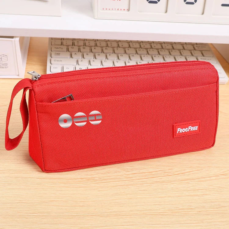 BTS K-Pop Red Pencil Case