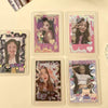 5pcs /lot Korea Kpop Photocards Protector Storage Bag Transparent Sleeves Card Holder With Chain School Korean Stationery