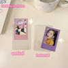 5pcs /lot Korea Kpop Photocards Protector Storage Bag Transparent Sleeves Card Holder With Chain School Korean Stationery