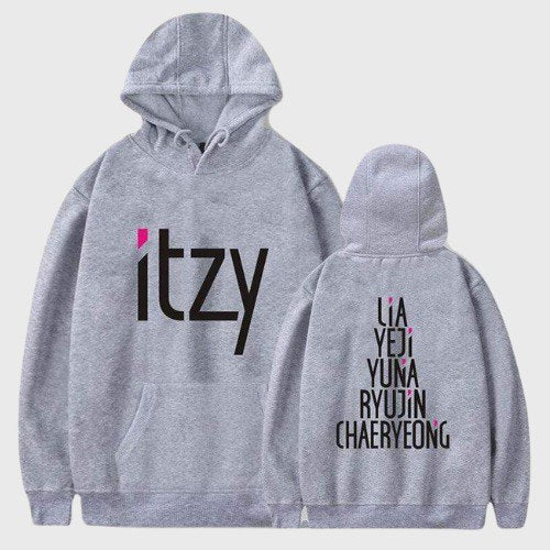 Sweatshirt KPOP - Gray ITZY Hoodie