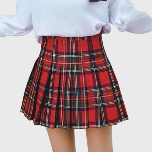Korean Plaid Skirt