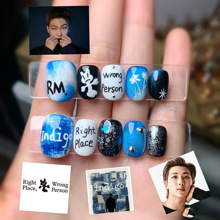 BTS RM Press-On Nails