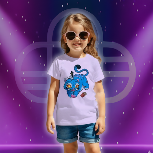 KPop Demon Hunters Derpy Tiger Kids Shirt 