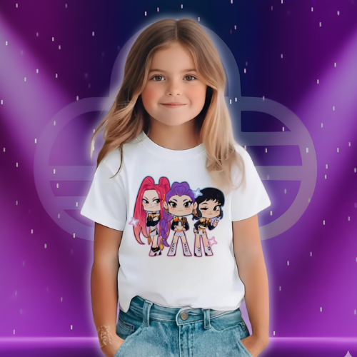KPop Huntrix Anime Shirt for Kids
