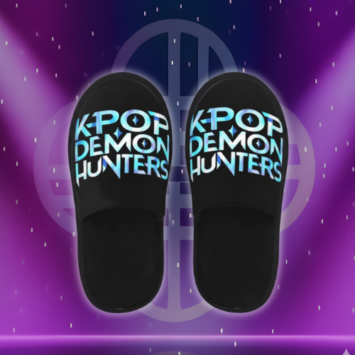 Demon Hunters Huntrix Plush Slippers