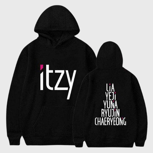 Sweatshirt KPOP - Black ITZY Hoodie