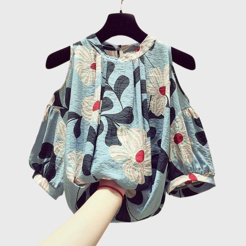 Korean Floral Blouse