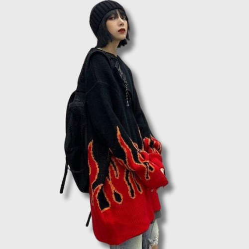 Pull Streetwear Flames