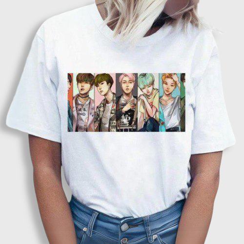 BTS T-Shirt - Group Drawing